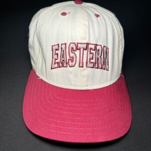 Vintage Eastern Colonels EKU Hat Baseball Cap Embroidered‎ Made in USA Spellout